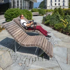 Solid Serif Chaise Longue - Bürgenstock Hotel, Bürgenstock