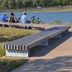 Rough&Ready 9 bench - Shelby Farms Park, Memphis