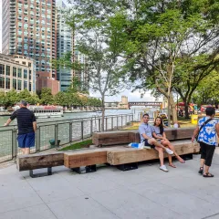 Drifter Linear Structures - Chicago Riverwalk East, Chicago