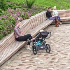 Cliffhanger Linear Benches - Lakenpark, Leiden