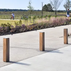 Rough&Ready Bollards - Shelby Farms Park, Memphis