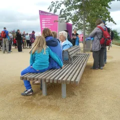 Lean Linear Benches - Queen Elizabeth Olympic Park, London