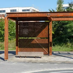 Plaza Shades CorTen + Drifter Bench - Braunschweig (DE)