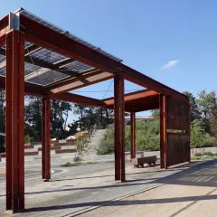 Plaza Shades Corten - Braunschweig (DE) - generated concept image