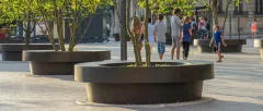 Giant Flowerpot - Place Darcy, Dijon