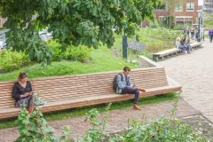 Cliffhanger Linear Benches - Lakenpark, Leiden