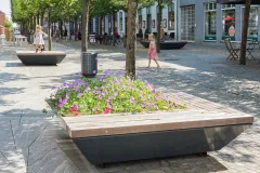 Solid Edge Green Benches