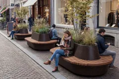 Lean Green Oblong Banken Volvlak - generated concept image