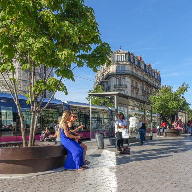 Mega Bloempotten in Dijon