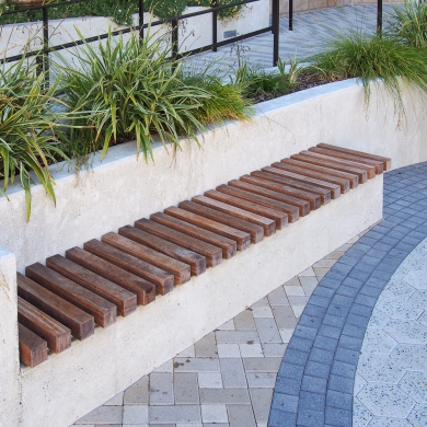 Solid Linear Top Seats Zitranden