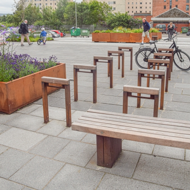 Solid Bike Parking