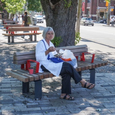 Solid Crosswise Benches