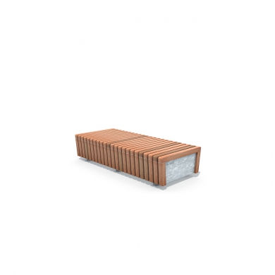 Solid Skirt Block Benches